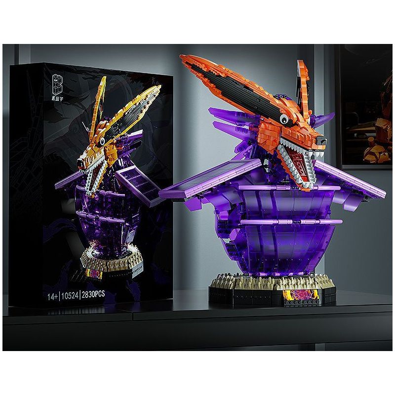 SHARP MODEL JIMULIANG PRODUCT 10524 NARUTO CHÍN ĐUÔI SUSANOO bộ đồ chơi xếp lắp ráp ghép mô hình Movie & Game Phim Và Trò Chơi 2830 khối