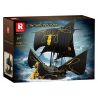 REOBRIX 66022 CON TÀU IM LẶNG bộ đồ chơi xếp lắp ráp ghép mô hình Pirates Of The Caribbean Cướp Biển Vùng Caribe 1560 khối