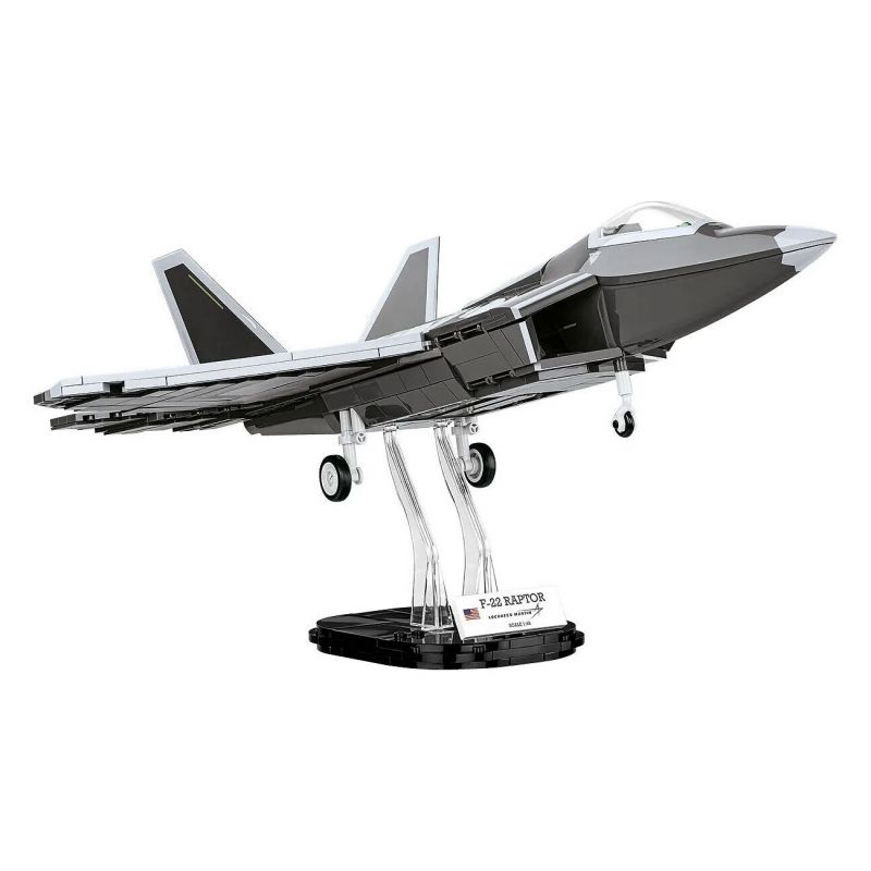 COBI 66022 non Lego LOCKHEED F-22 RAPTOR tỷ lệ 1:48 bộ đồ chơi xếp lắp ráp ghép mô hình Military Army Quân Sự Bộ Đội 695 khối