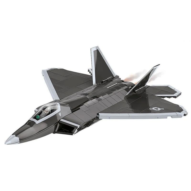 COBI 66022 LOCKHEED F-22 RAPTOR tỷ lệ 1:48 bộ đồ chơi xếp lắp ráp ghép mô hình Military Army Quân Sự Bộ Đội 695 khối