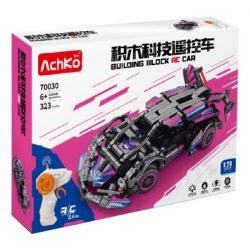 ACHKO 70030 LAMBO V12 1:20 tỷ lệ 1:20 bộ đồ chơi xếp lắp ráp ghép mô hình Technic Kỹ Thuật Công Nghệ Cao Mô Hình Phương Tiện 323 khối