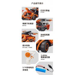 ACHKO 70031 XE ĐIỀU KHIỂN TỪ XA APOLLO HELIOS 1:20 tỷ lệ 1:20 bộ đồ chơi xếp lắp ráp ghép mô hình Technic Kỹ Thuật Công Nghệ Cao Mô Hình Phương Tiện 319 khối