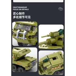 WANGE LIGAO DR.LUCK 3510 PHÁO TỰ HÀNH DANA M2 bộ đồ chơi xếp lắp ráp ghép mô hình Military Army Quân Sự Bộ Đội 425 khối