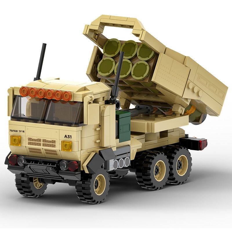 WANGE LIGAO DR.LUCK 3511 non Lego BỆ PHÓNG TÊN LỬA HAIMAS bộ đồ chơi xếp lắp ráp ghép mô hình Military Army M142 HIMARS Quân Sự Bộ Đội 443 khối