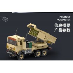 WANGE LIGAO DR.LUCK 3511 BỆ PHÓNG TÊN LỬA HAIMAS bộ đồ chơi xếp lắp ráp ghép mô hình Military Army M142 HIMARS Quân Sự Bộ Đội 443 khối