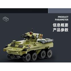 WANGE LIGAO DR.LUCK 3515 XE CHIẾN ĐẤU BỘ BINH BTR-4 bộ đồ chơi xếp lắp ráp ghép mô hình Military Army BTR-4 BUCEPHALUS Quân Sự Bộ Đội 379 khối