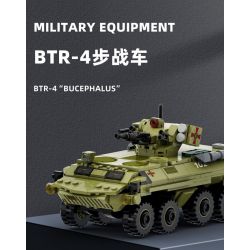 WANGE LIGAO DR.LUCK 3515 XE CHIẾN ĐẤU BỘ BINH BTR-4 bộ đồ chơi xếp lắp ráp ghép mô hình Military Army BTR-4 BUCEPHALUS Quân Sự Bộ Đội 379 khối