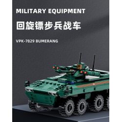 WANGE LIGAO DR.LUCK 3516 XE CHIẾN ĐẤU BỘ BINH BOOMERANG bộ đồ chơi xếp lắp ráp ghép mô hình Military Army VPK-7829 BUMERANG Quân Sự Bộ Đội 335 khối