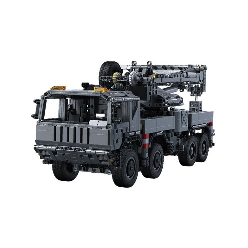 CADA DOUBLEE C61507 61507 CẦN CẨU BỌC THÉP bộ đồ chơi xếp lắp ráp ghép mô hình Technic MILITARY CRANE TRUCK Kỹ Thuật Công Nghệ Cao Mô Hình Phương Tiện 2686 khối
