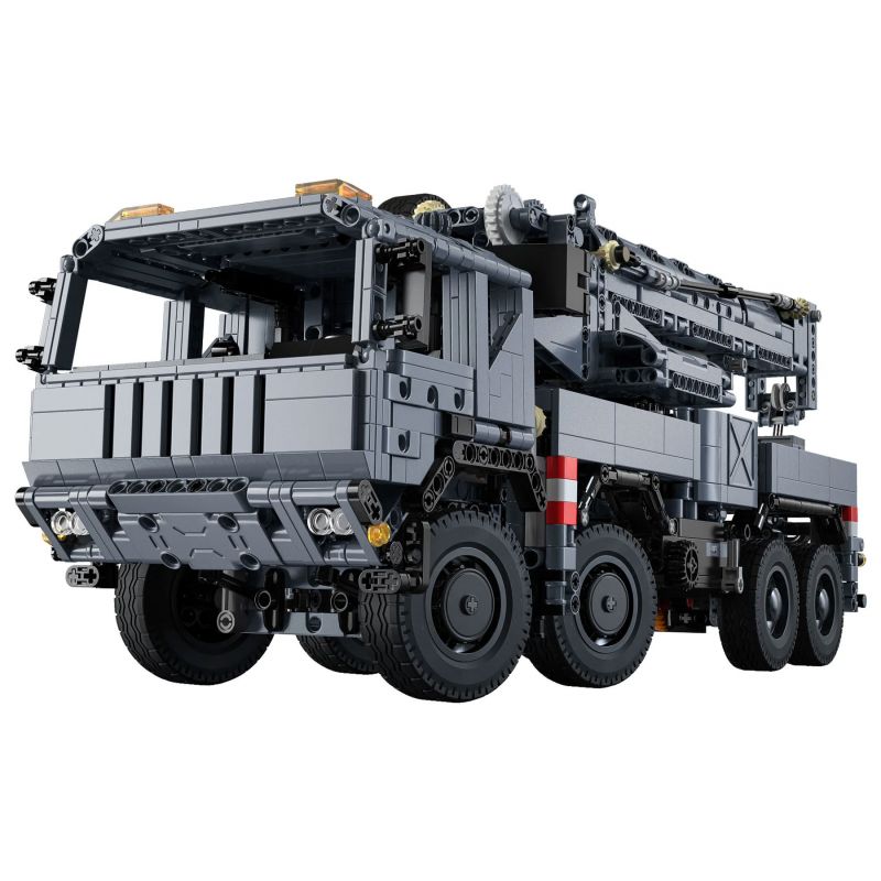 CADA DOUBLEE C61507 61507 CẦN CẨU BỌC THÉP bộ đồ chơi xếp lắp ráp ghép mô hình Technic MILITARY CRANE TRUCK Kỹ Thuật Công Nghệ Cao Mô Hình Phương Tiện 2686 khối