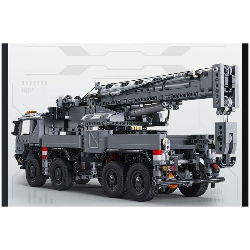 CADA DOUBLEE C61507 61507 CẦN CẨU BỌC THÉP bộ đồ chơi xếp lắp ráp ghép mô hình Technic MILITARY CRANE TRUCK Kỹ Thuật Công Nghệ Cao Mô Hình Phương Tiện 2686 khối