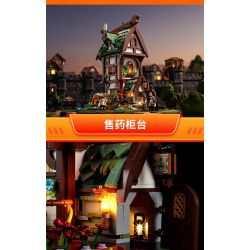 LUMIBRICKS FUNWHOLE F9024 9024 CỬA HÀNG THUỐC THỜI TRUNG CỔ bộ đồ chơi xếp lắp ráp ghép mô hình Creator Sáng Tạo 1470 khối LUMIBRICKS FUNWHOLE F9024 9024 CỬA HÀNG THUỐC THỜI TRUNG CỔ bộ đồ chơi xếp lắp ráp ghép mô hình Creator Sáng Tạo 1470 khối