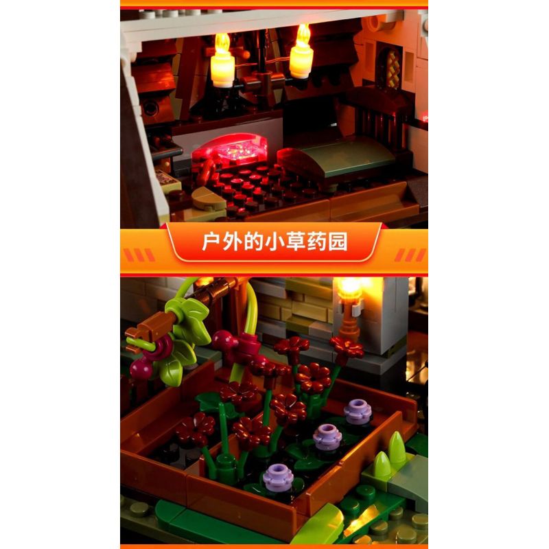 LUMIBRICKS FUNWHOLE F9024 9024 CỬA HÀNG THUỐC THỜI TRUNG CỔ bộ đồ chơi xếp lắp ráp ghép mô hình Creator Sáng Tạo 1470 khối LUMIBRICKS FUNWHOLE F9024 9024 CỬA HÀNG THUỐC THỜI TRUNG CỔ bộ đồ chơi xếp lắp ráp ghép mô hình Creator Sáng Tạo 1470 khối