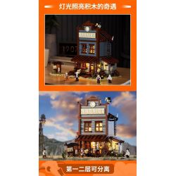 LUMIBRICKS FUNWHOLE F9026 9026 VĂN PHÒNG CẢNH SÁT PHÍA TÂY bộ đồ chơi xếp lắp ráp ghép mô hình Creator Sáng Tạo 1240 khối