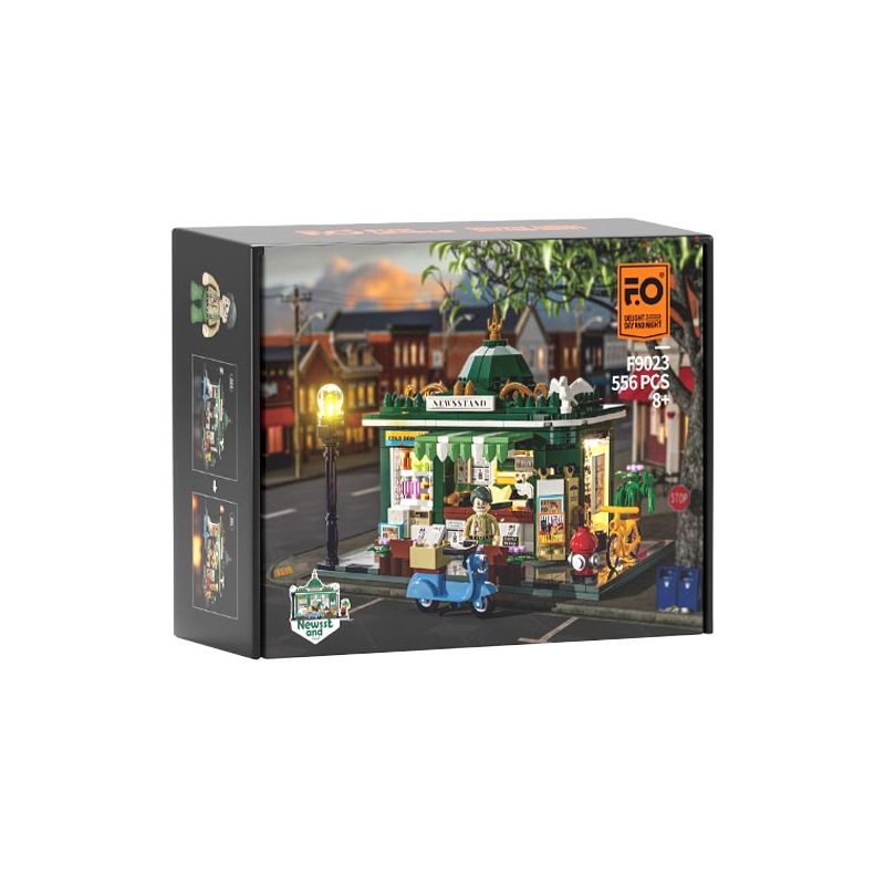 LUMIBRICKS FUNWHOLE F9023 9023 QUẦY BÁO bộ đồ chơi xếp lắp ráp ghép mô hình Creator Sáng Tạo 556 khối