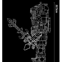 WANGAO 188019 GẤU CƠ KHÍ ĐA DẠNG 400% bộ đồ chơi xếp lắp ráp ghép mô hình BEAR ROBOT