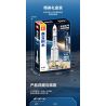SEMBO 203365 MỘT QUỐC GIA HÙNG MẠNH TÊN LỬA ĐẨY TRƯỜNG CHINH 5 bộ đồ chơi xếp lắp ráp ghép mô hình City Thành Phố 1102 khối