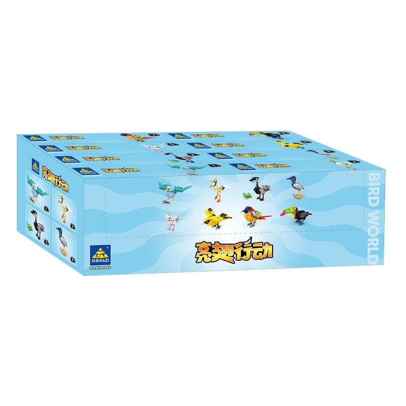 Kazi KY80060 80060 non Lego CHIẾN DỊCH BRIGHT WINGS 8 MÔ HÌNH HẢI ÂU SẾU ĐẦU ĐỎ NGỖNG HÀ DIỆC ĐÊM QUẠ CHIM VÀNG ANH HÚT MẬT ĐUÔI LỬA TUCAN bộ đồ chơi xếp lắp ráp ghép mô hình Creator Sáng Tạo 1369 khối