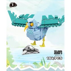 Kazi KY80060 80060 CHIẾN DỊCH BRIGHT WINGS 8 MÔ HÌNH HẢI ÂU SẾU ĐẦU ĐỎ NGỖNG HÀ DIỆC ĐÊM QUẠ CHIM VÀNG ANH HÚT MẬT ĐUÔI LỬA TUCAN bộ đồ chơi xếp lắp ráp ghép mô hình Creator Sáng Tạo 1369 khối