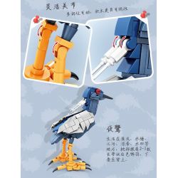 Kazi KY80060 80060 CHIẾN DỊCH BRIGHT WINGS 8 MÔ HÌNH HẢI ÂU SẾU ĐẦU ĐỎ NGỖNG HÀ DIỆC ĐÊM QUẠ CHIM VÀNG ANH HÚT MẬT ĐUÔI LỬA TUCAN bộ đồ chơi xếp lắp ráp ghép mô hình Creator Sáng Tạo 1369 khối