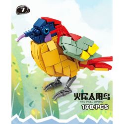 Kazi KY80060 80060 CHIẾN DỊCH BRIGHT WINGS 8 MÔ HÌNH HẢI ÂU SẾU ĐẦU ĐỎ NGỖNG HÀ DIỆC ĐÊM QUẠ CHIM VÀNG ANH HÚT MẬT ĐUÔI LỬA TUCAN bộ đồ chơi xếp lắp ráp ghép mô hình Creator Sáng Tạo 1369 khối