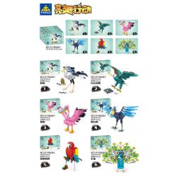 Kazi KY80061 80061 OPERATION BRIGHT WINGS 8 MÔ HÌNH CÒ RẮN ĐẠI BÀNG ĐẦU TRẮNG BỒ NÔNG MỎ GIÀY VẸT ĐUÔI DÀI CÔNG bộ đồ chơi xếp lắp ráp ghép mô hình Creator Sáng Tạo 1389 khối