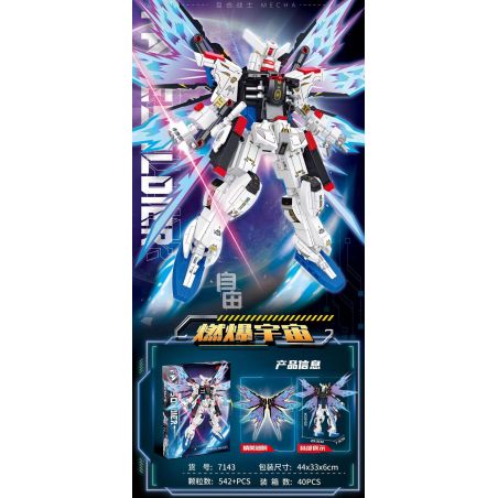 LW 7143 MÁY BAY CHIẾN ĐẤU TỰ DO bộ đồ chơi xếp lắp ráp ghép mô hình 542 khối