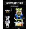 WANGAO 188020 DU KHÁCH NGUY HIỂM 15 GẤU CƠ KHÍ 400% bộ đồ chơi xếp lắp ráp ghép mô hình BEAR ROBOT