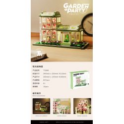 TAKUGI T3008 3008 VƯỜN BÁCH THẢO SUNSHINE bộ đồ chơi xếp lắp ráp ghép mô hình Creator GARDEN PARTY Sáng Tạo 827 khối