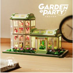 TAKUGI T3008 3008 VƯỜN BÁCH THẢO SUNSHINE bộ đồ chơi xếp lắp ráp ghép mô hình Creator GARDEN PARTY Sáng Tạo 827 khối