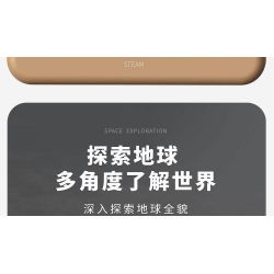 TAKUGI T1008 1008 KHÁM PHÁ ĐỊA CẦU bộ đồ chơi xếp lắp ráp ghép mô hình Creator SPACE EXPLORATION Sáng Tạo 1455 khối