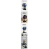 TAKUGI T1008 1008 KHÁM PHÁ ĐỊA CẦU bộ đồ chơi xếp lắp ráp ghép mô hình Creator SPACE EXPLORATION Sáng Tạo 1455 khối