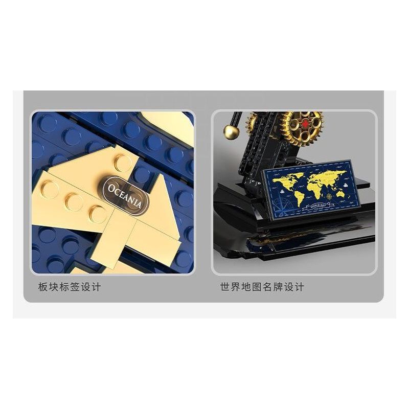 TAKUGI T1008 1008 KHÁM PHÁ ĐỊA CẦU bộ đồ chơi xếp lắp ráp ghép mô hình Creator SPACE EXPLORATION Sáng Tạo 1455 khối