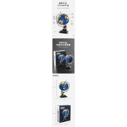 TAKUGI T1008 1008 KHÁM PHÁ ĐỊA CẦU bộ đồ chơi xếp lắp ráp ghép mô hình Creator SPACE EXPLORATION Sáng Tạo 1455 khối