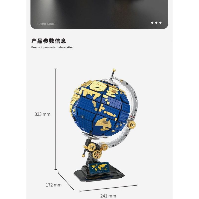 TAKUGI T1008 1008 KHÁM PHÁ ĐỊA CẦU bộ đồ chơi xếp lắp ráp ghép mô hình Creator SPACE EXPLORATION Sáng Tạo 1455 khối