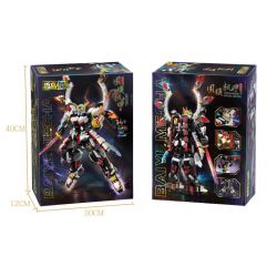 ZHEGAO QJ5311 5311 MECHA ĐÊM TRẮNG bộ đồ chơi xếp lắp ráp ghép mô hình 1305 khối