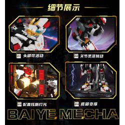 ZHEGAO QJ5311 5311 MECHA ĐÊM TRẮNG bộ đồ chơi xếp lắp ráp ghép mô hình 1305 khối