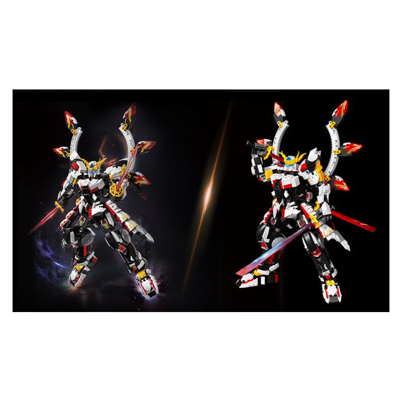 ZHEGAO QJ5311 5311 MECHA ĐÊM TRẮNG bộ đồ chơi xếp lắp ráp ghép mô hình 1305 khối