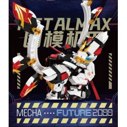 ZHEGAO QJ5311 5311 MECHA ĐÊM TRẮNG bộ đồ chơi xếp lắp ráp ghép mô hình 1305 khối