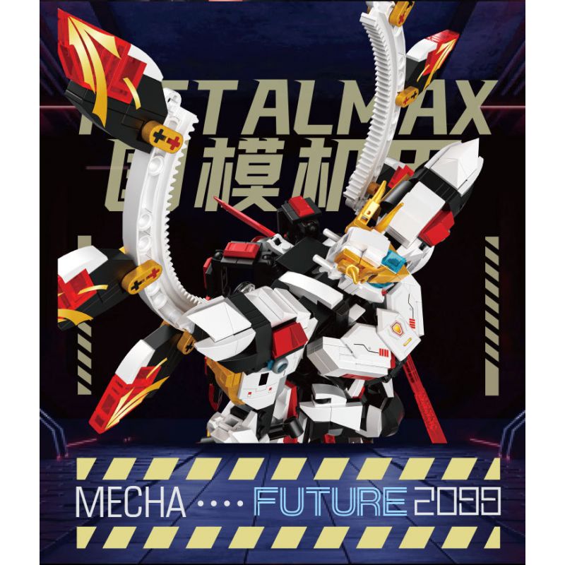 ZHEGAO QJ5311 5311 MECHA ĐÊM TRẮNG bộ đồ chơi xếp lắp ráp ghép mô hình 1305 khối