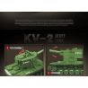 QuanGuan 100248 Quan Guan 100248 XE TĂNG HẠNG NẶNG KV-2 CỦA LIÊN XÔ bộ đồ chơi xếp lắp ráp ghép mô hình Military Army KV-2 HEAVY TANK Quân Sự Bộ Đội 472 khối