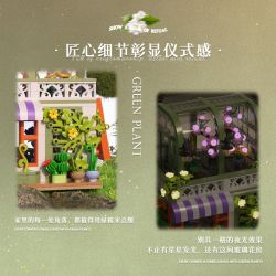 DUOMAIKA D2010 2010 NHÀ TRỒNG CÂY XANH bộ đồ chơi xếp lắp ráp ghép mô hình 860 khối