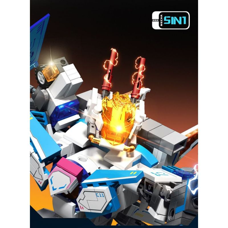 SEMBO 203376 THÁM HIỂM BẦU TRỜI bộ đồ chơi xếp lắp ráp ghép mô hình 840 khối