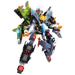 SEMBO 202243 CHIẾN BINH BÃO TỐ bộ đồ chơi xếp lắp ráp ghép mô hình 888 khối