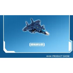 SEMBO 202243 CHIẾN BINH BÃO TỐ bộ đồ chơi xếp lắp ráp ghép mô hình 888 khối