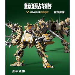 SEMBO 203170 LÃNH CHÚA NGUỒN TỐI bộ đồ chơi xếp lắp ráp ghép mô hình 1075 khối