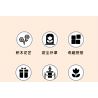 ZHEGAO 623000 HOA MỘC LAN bộ đồ chơi xếp lắp ráp ghép mô hình Creator MAGNOLIA FLOWER Sáng Tạo 592 khối