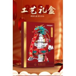 KAKAKEY KK-JM62207 JM62207 62207 KKJM62207 GUOCHAO PANLONGZHU bộ đồ chơi xếp lắp ráp ghép mô hình Creator THE SPRING FESTIVAL Sáng Tạo 2150 khối