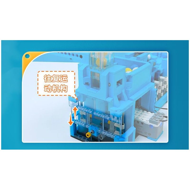 TUDAO TD-EC-GBC-001 EC-GBC-001 -GBC-001 TDEC-GBC-001 BỘ VẬN CHUYỂN TỰ ĐỘNG DRAGON TUZHU GBC bộ đồ chơi xếp lắp ráp ghép mô hình Technic Kỹ Thuật Công Nghệ Cao Mô Hình Phương Tiện 1400 khối