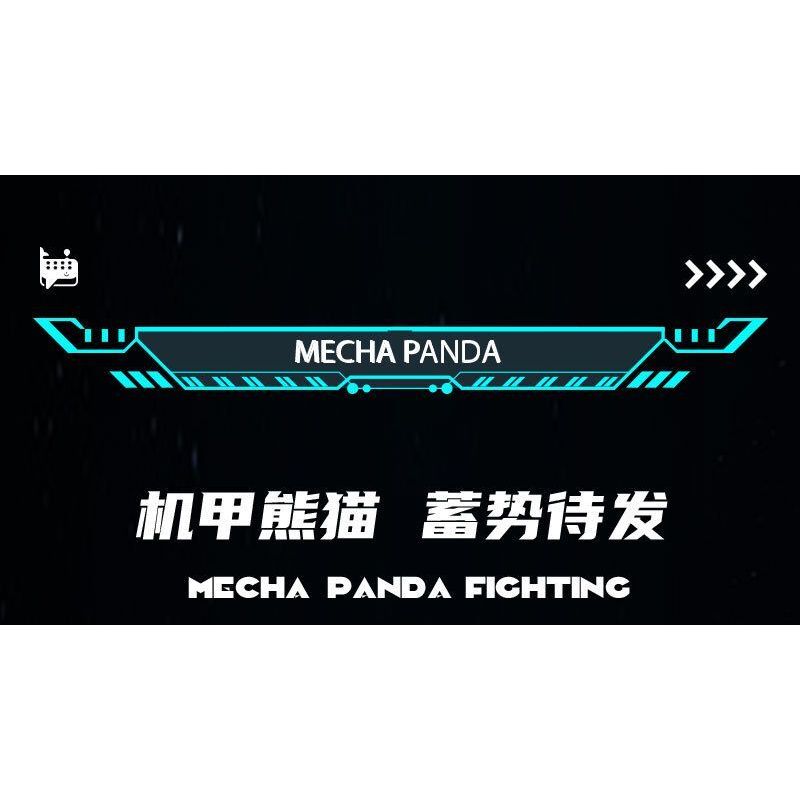 WELLEADZ 6105 GẤU TRÚC CƠ KHÍ bộ đồ chơi xếp lắp ráp ghép mô hình MECHA PANDA FIGHTING 2198 khối